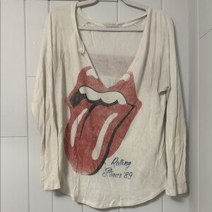 Daydreamer Cream Long Sleeve Graphic Tee